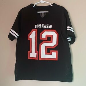 NFL Tom Brady Tampa Bay Black Youth Jersey Size 5/6